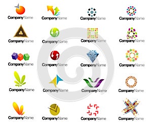 Company logo set