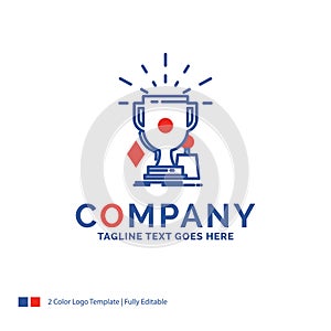 Company Name Logo Design For awards, game, sport, trophies, winn