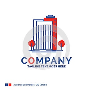 Company Name Logo Design For Building, Green, Plant, City, Smart photo