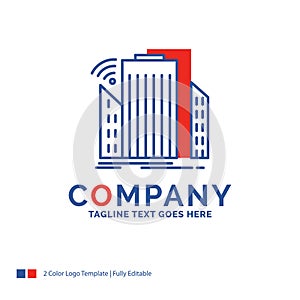 Company Name Logo Design For Buildings, city, sensor, smart, urb