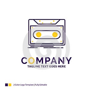 Company Name Logo Design For Cassette, demo, record, tape, recor