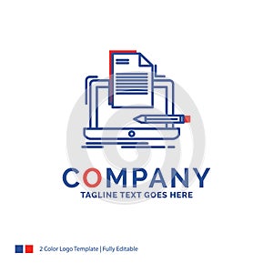 Company Name Logo Design For Coder, coding, computer, list, pape