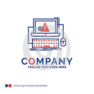 Company Name Logo Design For Computer, crash, error, failure, sy