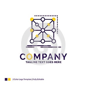 Company Name Logo Design For Data, framework, App, cluster, comp
