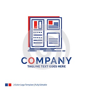 Company Name Logo Design For Design, grid, interface, layout, ui