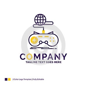 Company Name Logo Design For Game, gaming, internet, multiplayer