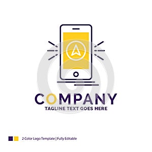 Company Name Logo Design For navigation, app, camping, gps, loca