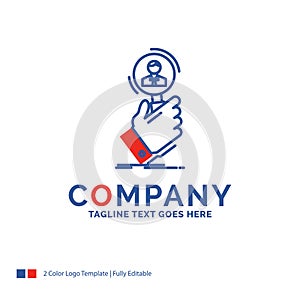 Company Name Logo Design For recruitment, search, find, human re