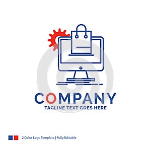 Company Name Logo Design For shopping, online, ecommerce, servic