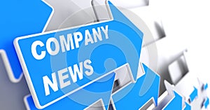 Company News. Information Concept.