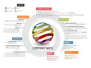 Company overview template