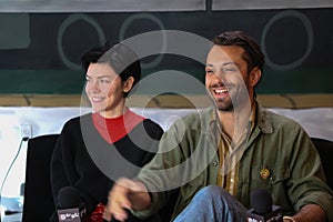 Company of Thieves - Genevieve Schatz and Marc Walloch film an interview in Brooklyn
