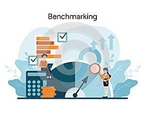 Comparative analysis for business performance enhancement and strategic improvement planning