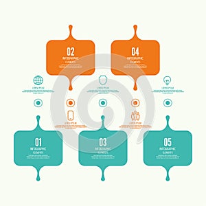 Comparative chart with banner