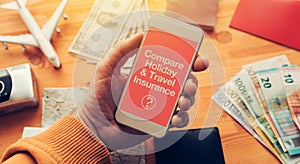 Compare holiday and travel insurance photo
