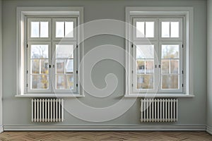 Comparing old vs new rooms in terms of size windows and heating. Concept Room Size Comparison,