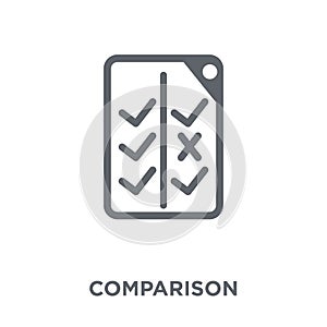 Comparison icon from Startup collection.