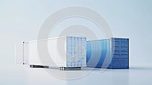 A comparison shot of a standard shipping container and a larger highcapacity container highlighting the growing trend