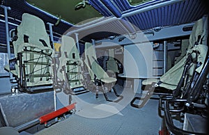 Compartment of an armored personnel carrier for soldiers