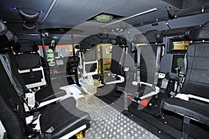 Compartment for landing troopers of an armored personnel carrier Varta, Ukraine,