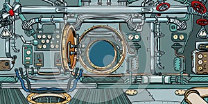 Compartment of the spacecraft or submarine