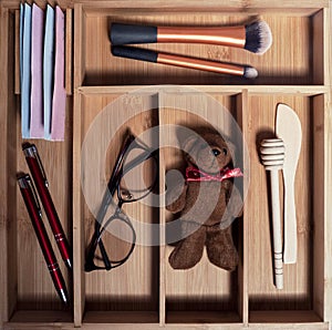 Partitions with different objects - different interests.