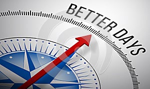 Compass with a Better Days icon.