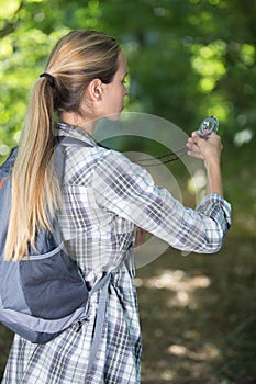 Compass for better orientation in nature