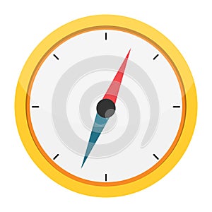 Compass direction icon for web design isolated on white background. Vector Illustration