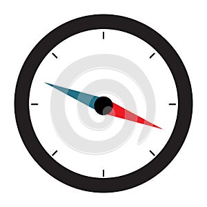 Compass direction icon for web design isolated on white background. Vector Illustration