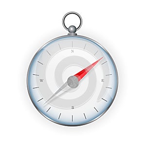 Compass direction icon for web design isolated on white background. Vector Illustration