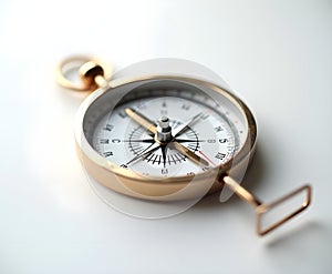 Compass Drawing Tool Isolated on White Background