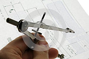 Compass drawing tool