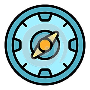 Compass expert icon vector flat