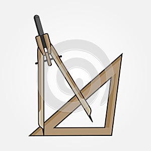 Compass Geometry Drafting, Line Art