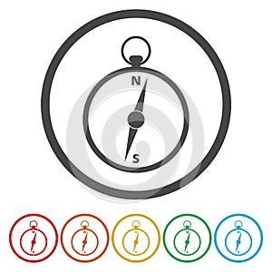 Compass icon, Compass icon eps10