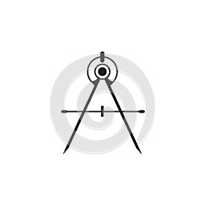 compass icon. Element of Measuring items for mobile concept and web apps. Icon for website design and development, app development