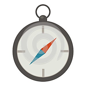 Compass icon, flat style