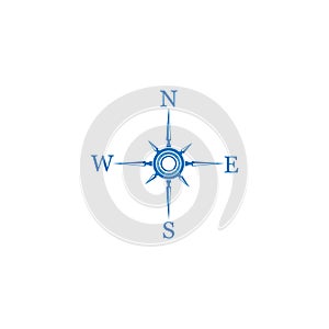 compass icon isolated on background.modern flat compass pictogram,business,marketing,internet concept.trendy simple vector symbol