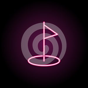 Compass icon. Simple thin line, outline vector of web icons for ui and ux, website or mobile application