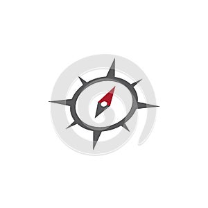 Compass icon Vector Illustration design Logo