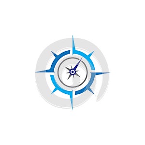 Compass icon Vector Illustration design Logo