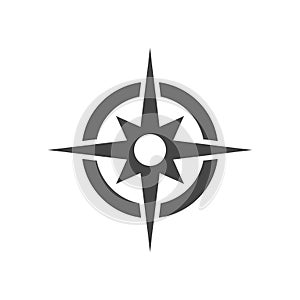 Compass icon vector