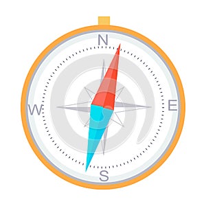 Compass Instrument Isolated Navigation Orientation