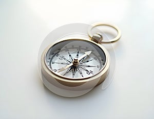 Compass Isolated on White Background