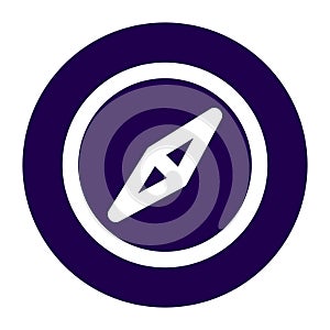 Compass Line Style vector icon which can easily modify or edit