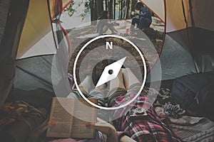 Compass Location Direction Nevigation Magnetic Concept