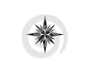 Compass Logo Template vector icon illustration design