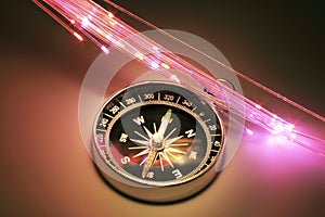 Compass with Optical Fibres