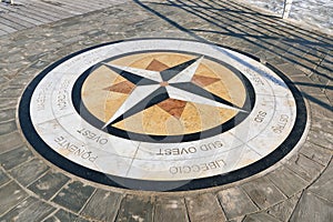The compass rose, Pesaro photo